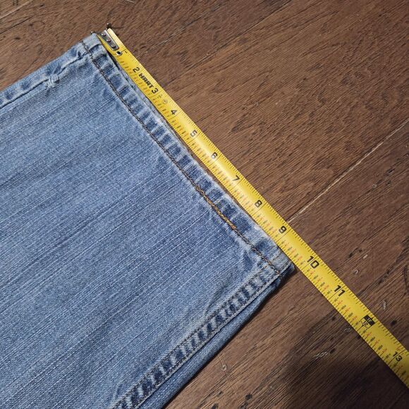 VTG Levis 569 Loose Straight Baggy Denim Y2K Jeans (36x32) 36x34 Distressed - Picture 9 of 9